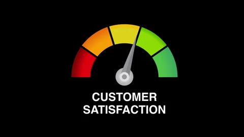 Customer Satisfaction Scale Stock Video Footage 