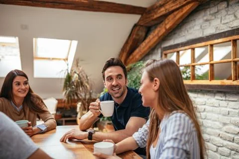 Good day for a chit chat Foto stock