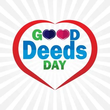 Good Deeds Day Stock Illustration