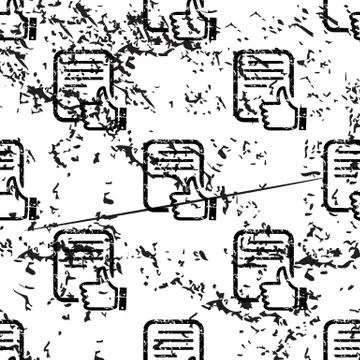 Good document pattern, grunge, monochrome Stock Illustration