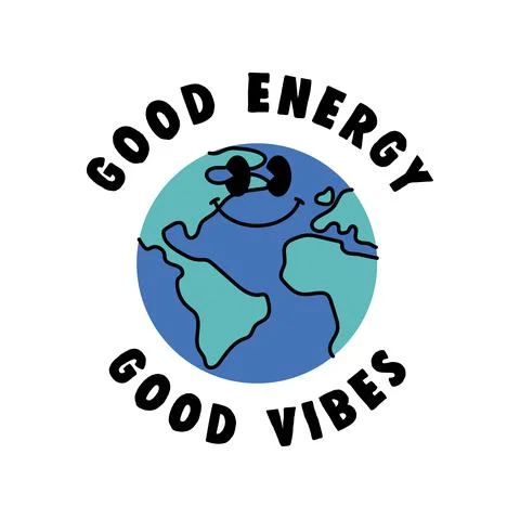 Good energy affirmation Stock Illustration