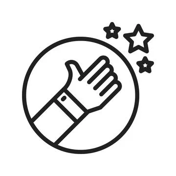 Good Feedback Icon Image. Stock Illustration