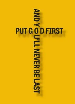 Good friday and easter day cross background. Stock Illustration