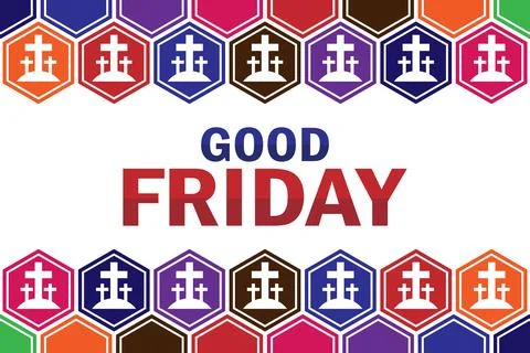 Good Friday, background 库存插图