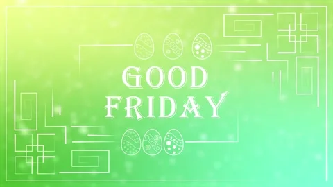 Good Friday blessings on blur background with beautiful design Stock Footage 268469140