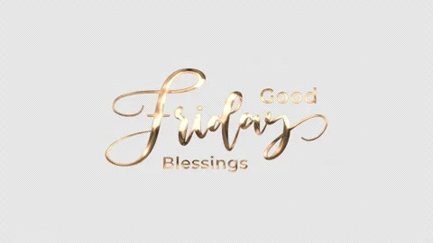 Good Friday Blessings Text Animation Stock Footage 304106878