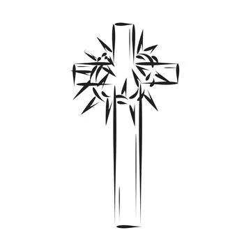 Good Friday. Friday before Easter. Stock Illustration