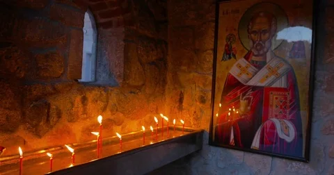 Good Friday Orthodox Easter Epitaph Stock Footage 75169934