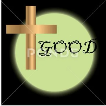 Good Friday vector illustration for christian religious occasion with ...