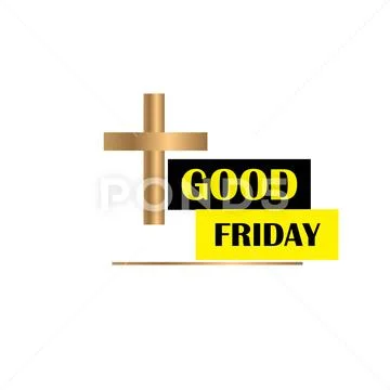 Good Friday vector illustration for christian religious occasion with ...