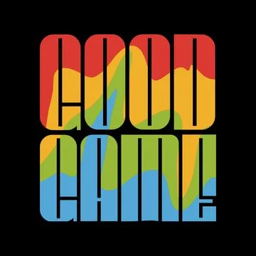 Good game typography slogan 스톡 일러스트
