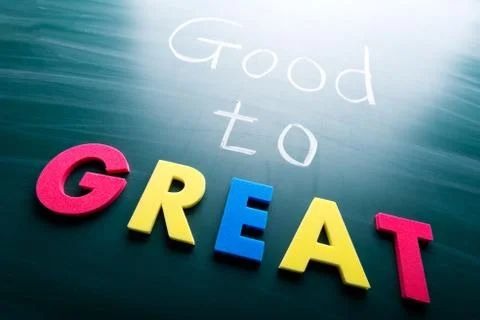 Good to great Fotos de archivo