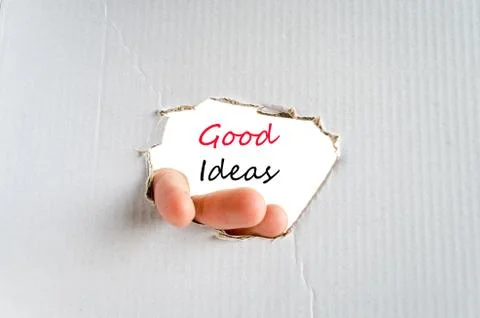 Good ideas text concept Stock Photos