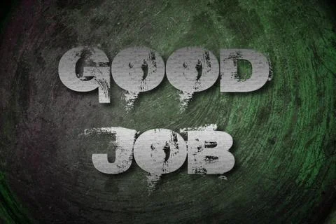 Good job concept Stock Illustration