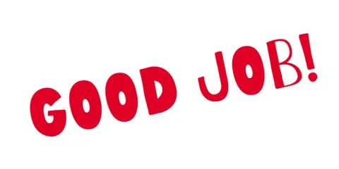 Good Job rubber stamp Stock Illustration