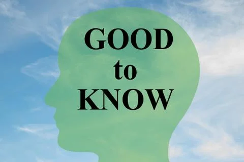 Good to Know - personality concept Stock Illustration