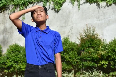 Good Looking Male Memory Problems Foto stock