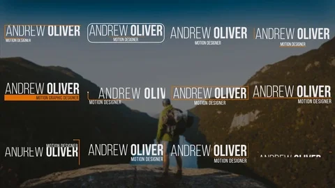 Good Lower Thirds After Effects stock