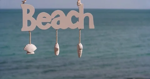 GOOD LUCK BEACH DECORATION 스톡 동영상 83017308