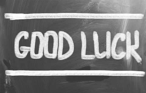 Good luck concept Stock Illustration