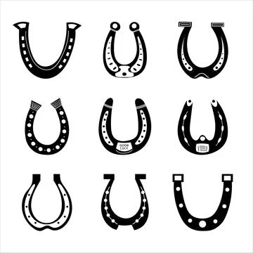 Good Luck horseshoe Stock Illustration