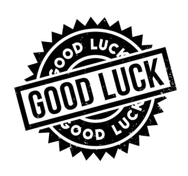 Good Luck rubber stamp Stock Illustration
