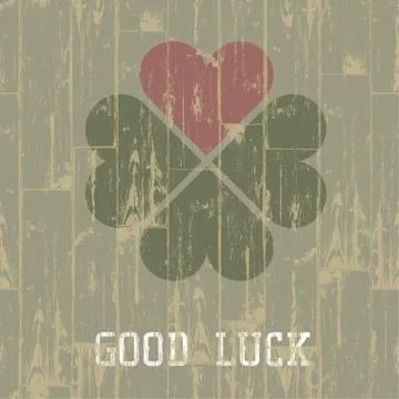 Good luck. st. patrick's day concept. vector, eps10. 库存插图