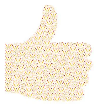 Good Mark Shape of Fireworks Explosion Icons Stock Illustration