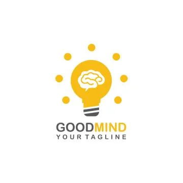 Good Mind Logo Vector Templates and Symbol Stock Illustration