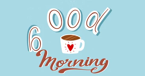 Good morning Stock Footage 144834351