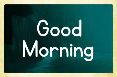 Good morning Stock Illustration