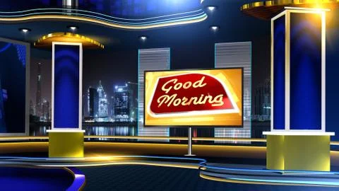 Good morning Virtual studio Illustration