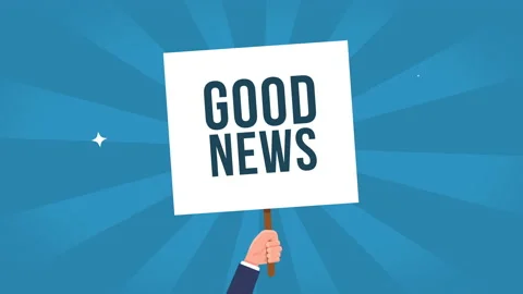 Good news animation Video stock 175593853