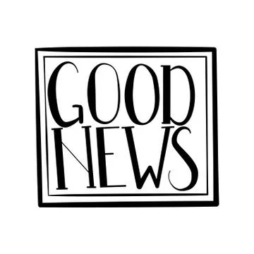 Good news. Stock Illustration