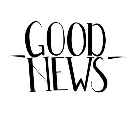 Good news. Stock Illustration