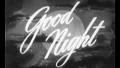 GOOD NIGHT Bedtime Sleep Vintage Old Film Title Finish End Graphic Leader 7093 HD Footage