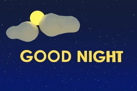Good Night Illustration