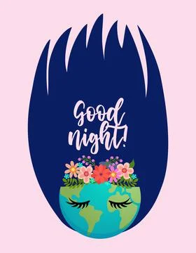 Good night Stock Illustration