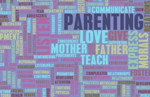 Good parenting Stock Illustration