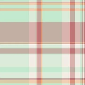 Good plaid tartan vector, spring fabric pattern textile. Summertime texture.. 库存插图