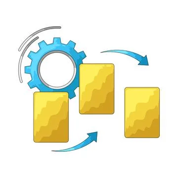 Good process illustration Stock Illustration