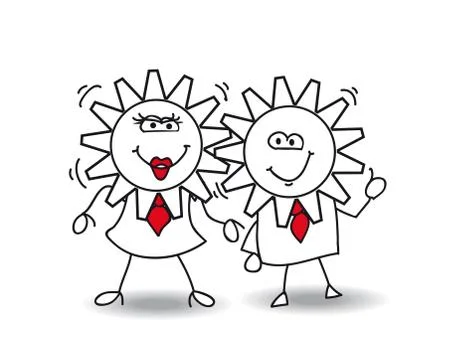 Good relationships Stock Illustration