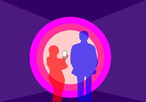 Good Relationships Through Adversity Stock Illustration