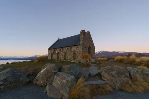 Good Shephard Sunset Timelapese Video stock 70839327