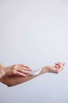 Good Skin Care: Hand Care, Manicure, and Hand Cream Stock Photos