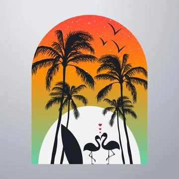 Good summer on the beach Stock-Illustration