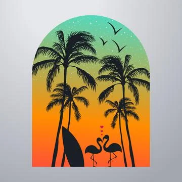 Good summer on the beach Stock-Illustration
