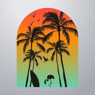 Good summer on the beach Stock-Illustration