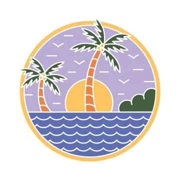 Good summer graphic illustration vector art t-shirt design Stock-Illustration