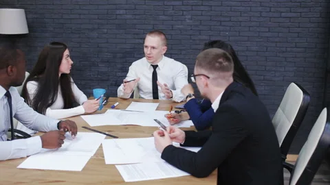 Good team work in the office Stock Footage 95901975